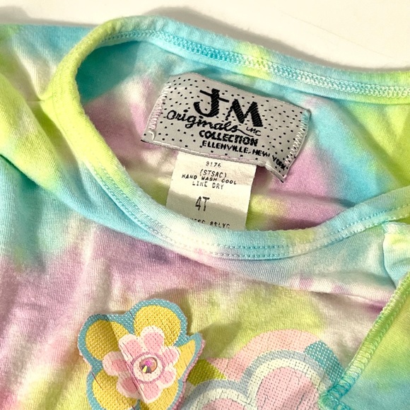 JM Collection Girls Tie-dye 2 Piece Pants Set Size 4T - Picture 4 of 15